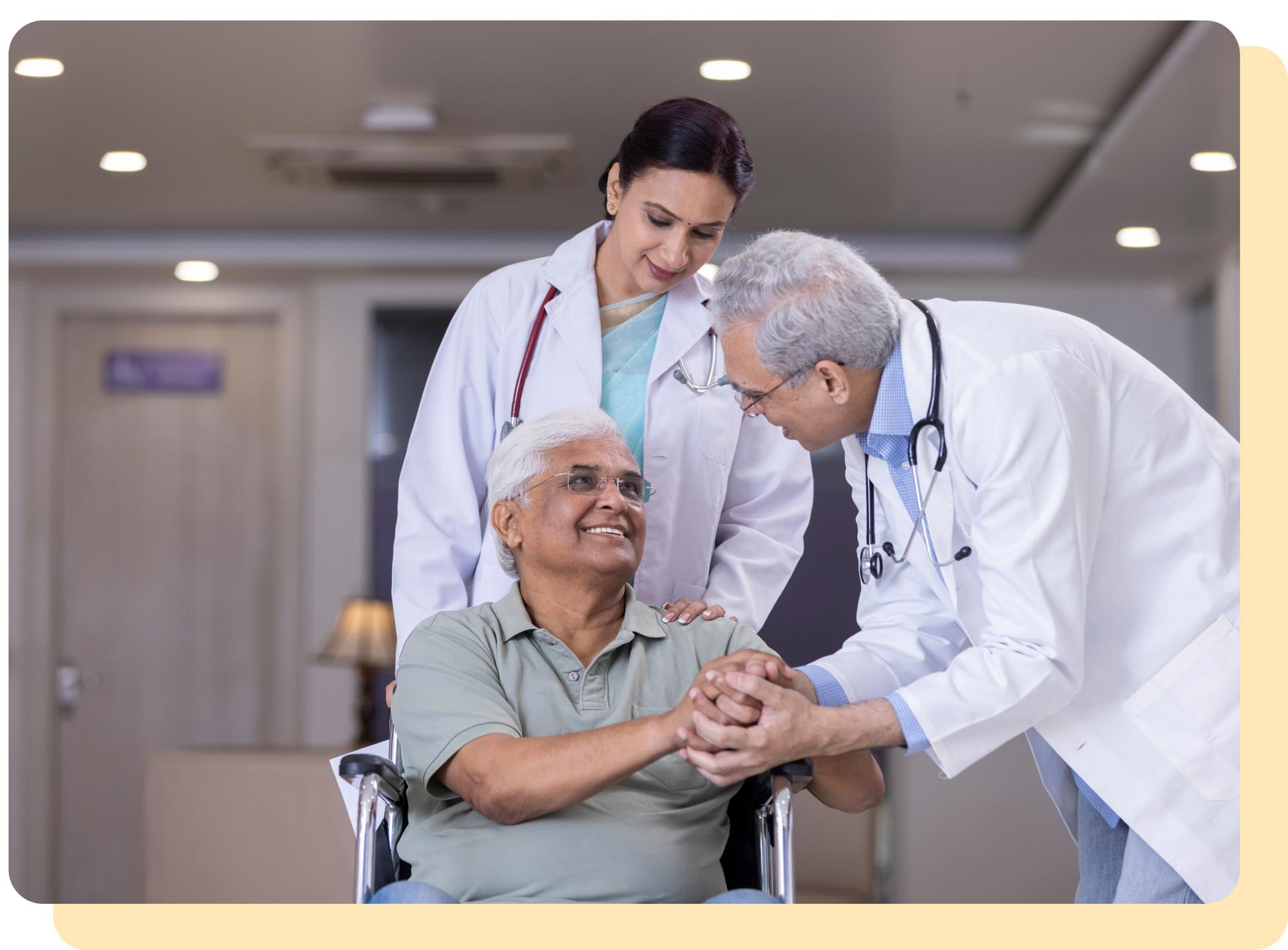 Assisting patients in india