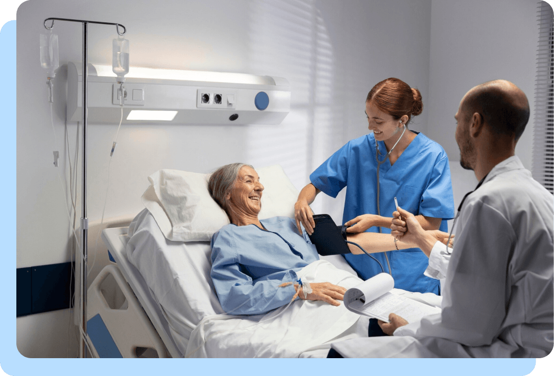 Assisting patients in india